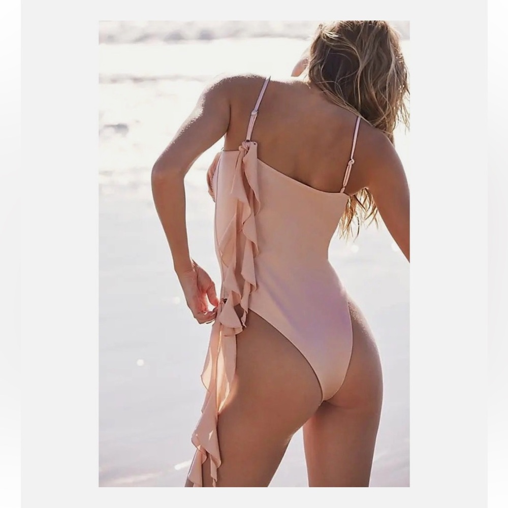 NWOT Revolve X Free People X Belle the Label Sakina Flounce One-Piece - Picture 4 of 13